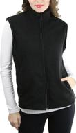 tobeinstyle womens sleeveless polar fleece women's clothing for coats, jackets & vests logo