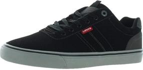 img 3 attached to 👟 Levi's Men's Charcoal Casual Contrast Sneaker - Fashion Shoes and Sneakers