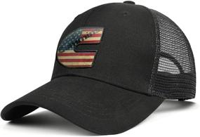 img 4 attached to 👑 Unisex Queen Hero Caps: Adjustable Mesh Trucker Hat for Men and Women