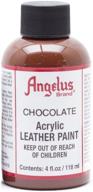 angelus leather paint oz chocolate logo