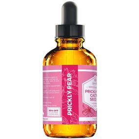 img 2 attached to 🌵 Leven Rose Prickly Pear Cactus Seed Oil (Barbary Fig) - 100% Pure Organic, Extra Virgin, Cold Pressed All Natural Moisturizer for Face, Dry Skin & Body, Plus Damaged Hair Treatment - 1 oz