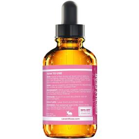 img 1 attached to 🌵 Leven Rose Prickly Pear Cactus Seed Oil (Barbary Fig) - 100% Pure Organic, Extra Virgin, Cold Pressed All Natural Moisturizer for Face, Dry Skin & Body, Plus Damaged Hair Treatment - 1 oz