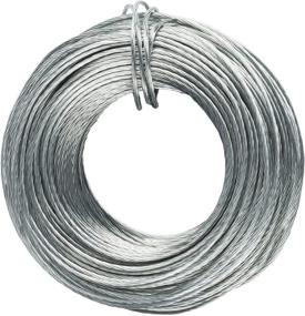 img 4 attached to SENBACH 100ft Picture Hanging Wire - Ideal for Photos, Mirrors, Clocks, Artwork Support & Hanging