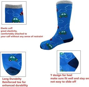 img 3 attached to Socks Dinosaur Comfort Cotton Stockings Sports & Fitness and Team Sports