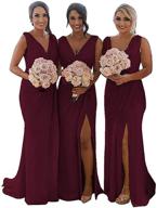 👗 caraelm bridesmaid chiffon dresses - stylish wedding attire for women's clothing and events logo