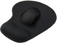 🖱️ gim mouse pad with memory foam wrist rest support cushion, non-slip rubber base - ideal for laptop, computer, gaming, office use logo