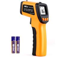 infrared thermometer adjustable emissivity touchless logo