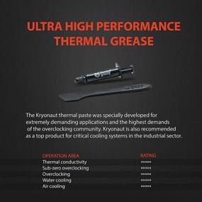 img 1 attached to Thermal Grizzly Kryonaut: High Performance Thermal Paste for Cooling Processors, Graphics Cards, Heat Sinks in Computers & Consoles (1g)