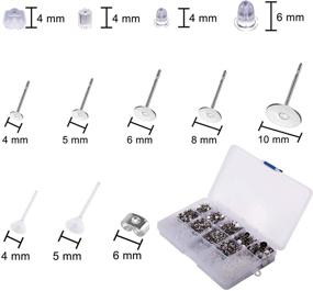 img 2 attached to BQTQ Earring 2700Pcs Supplies Stainless