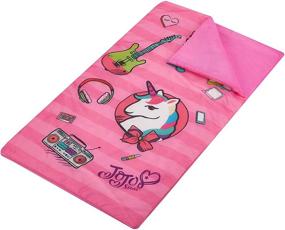 img 2 attached to Idea Nuova Nickelodeon JoJo Siwa Sleepover Purse & Eye Mask Set in Pink - Trendy and Fun Slumber Party Accessories