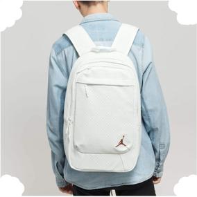 img 2 attached to 🎒 Ultimate Style and Functionality: Nike Jordan Legacy Backpack in Classic White