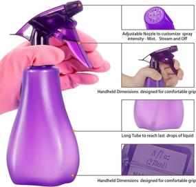 img 3 attached to 💦 GTANG Empty Plastic Spray Bottles: Versatile and Convenient Spray Containers for All Your Needs