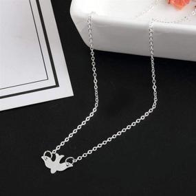 img 2 attached to Jovono Fashion Pendant Necklaces Necklace Makeup for Makeup Sets