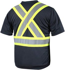 img 3 attached to 👷 Reflective Construction Safety T-Shirt with Sleeves - Personal Protective Equipment for Occupational Health & Safety Products