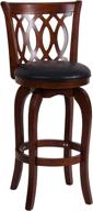 🍒 cherry swivel pub height barstool - lexicon eschete, 30" sh (scroll back) логотип