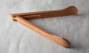 img 1 attached to Ironwood Gourmet Salad Tongs for Spring - 2.25 x 2.25 x 12 inches