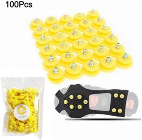 img 2 attached to 🏔️ FIVE BEE Anti-Slip Snow Ice Crampon Spikes: Durable Grips for Winter Hiking & Climbing