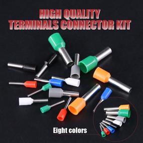 img 2 attached to 🔌 Hilitchi 800Pcs Insulated Terminal Connector Set