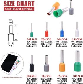 img 3 attached to 🔌 Hilitchi 800Pcs Insulated Terminal Connector Set