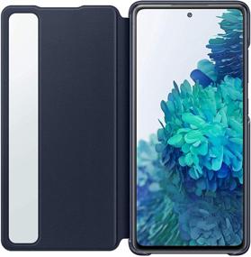 img 3 attached to 📱 Premium Navy S-View Flip Case for Samsung Galaxy S20 FE 5G - US Version