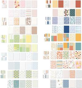 img 4 attached to 📚 Exceptional Wsnyy Vintage Journaling Supplies: 500 Sheets of Retro Hand Account Decoration Base Paper - Perfect for Writing, Drawing, Scrapbooking, and DIY Decorative Projects (10 Packs)