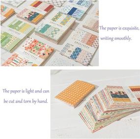 img 1 attached to 📚 Exceptional Wsnyy Vintage Journaling Supplies: 500 Sheets of Retro Hand Account Decoration Base Paper - Perfect for Writing, Drawing, Scrapbooking, and DIY Decorative Projects (10 Packs)