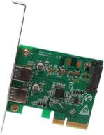 🔌 i/o crest 2 port pcie superspeed usb 3.0 адаптер карты с поддержкой uasp, питание sata, чипсет renesas логотип