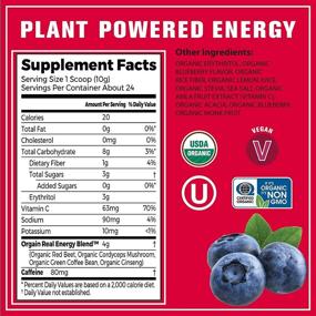 img 3 attached to 💪 Boost Your Workouts with Orgain Wild Berry Sport Energy Pre-Workout Powder - Packed with Green Coffee Beans, Organic Beets, Ginger, and Cordyceps - Gluten Free, Non-GMO, Vegan, Dairy and Soy Free - 0.53 lbs