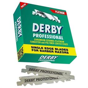 img 2 attached to 🪒 Derby Single Edge Razor Blades - Convenient Hanging Option for Professional Use