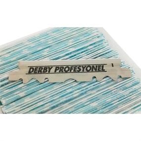 img 1 attached to 🪒 Derby Single Edge Razor Blades - Convenient Hanging Option for Professional Use