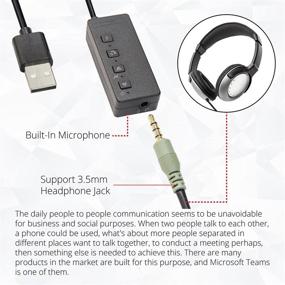 img 2 attached to 🎧 Syba USB Audio Adapter with Built-in Chip – USB Sound Card for Headphones and Microphones, USB to 3.5mm Jack TRS AUX Adapter with Separate Plug – SD-AUD63119