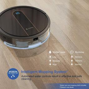 img 3 attached to 🤖 Coredy R750 Robot Vacuum Cleaner with Alexa Compatibility, Mopping System, Boost Intellect, Virtual Boundary Support, 2200Pa Suction Power, Ultra-Thin Design, Upgraded Robotic Vacuums, Cleans Hard Floors to Carpets