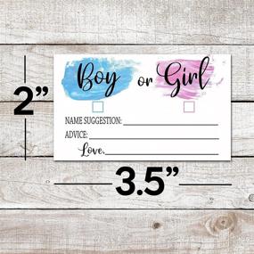img 2 attached to 👶 Yuansail Baby Shower Gender Voting Card Pack: Cast Your Vote for Girl or Boy! (50 Card Pack - baby02)
