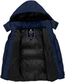 img 2 attached to 🧥 Quilted Puffer Boys' Clothing and Jackets & Coats by Wantdo for Winter