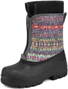 img 4 attached to 🥾 DREAM PAIRS Weather Insulated Waterproof Boys' Boots: Stay Dry and Cozy!