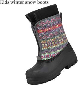 img 3 attached to 🥾 DREAM PAIRS Weather Insulated Waterproof Boys' Boots: Stay Dry and Cozy!