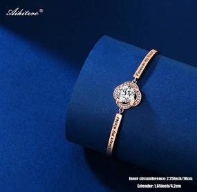 img 3 attached to 🎄 Aihitero Christmas Day Sis Bracelet: A Timeless Gift of Love and Friendship in Rose Gold