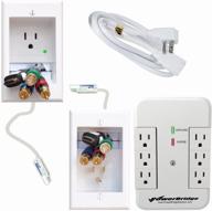 🔌 enhance your wall-mounted tv setup with powerbridge one-ck-sp cable management & surge protector solution logo