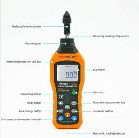 img 1 attached to Digital Tachometer 50 19999RPM Professional Handheld