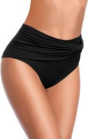 img 1 attached to 🩱 Shekini Women's Bikini Bottoms - Full Coverage Swimwear for Women