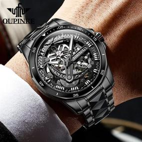 img 3 attached to ⌚ Sapphire Waterproof Skeleton Automatic Mechanical Watch