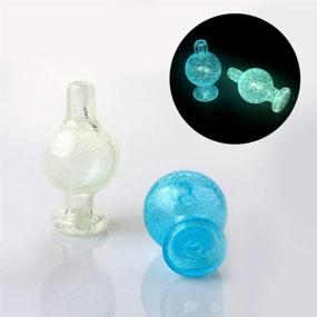 img 1 attached to Luminous Glass Accessory Blue Bubble
