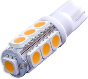 img 3 attached to 💡 10 Пакет Т10 921 194 C921 13-5050 SMD Светодиодная лампа на клиновой подставке - Сверхяркий теплый белый постоянный ток 10-30В (Теплый белый 3000 K, Пакет из 10)