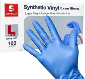 img 1 attached to 🧤 Small Size 1000 Synthetic Vinyl Gloves - Latex Free, Non-Latex, Powder Free Disposable Gloves, Small Vinyl Hand Gloves, Vynle Gloves, Vynil Gloves (Small)
