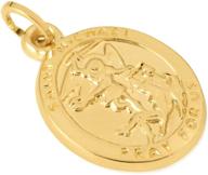 📿 exquisite 14kt yellow gold religious disc pendants/charms/medallions - wide range of shapes and concepts for men and women logo