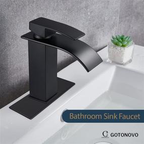 img 3 attached to 💧 Stylish Stainless Steel Waterfall Bathroom Faucet: Single Handle for Enhanced Elegance