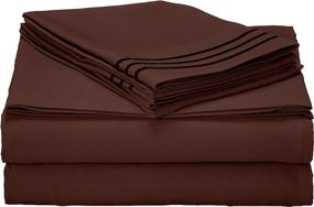 img 1 attached to Egyptian Resistant Beautiful Pillowcases Chocolate