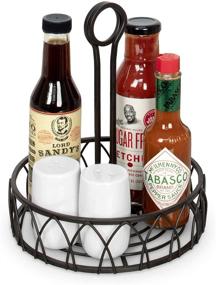 img 3 attached to 🍽️ Spectrum Diversified Twist Condiment Holder