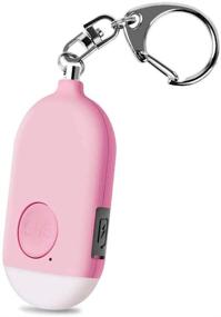 img 4 attached to 130DB Safesound Personal Alarm Keychain with LED Flashlight - Rechargeable Safety Alarm for Men, Women, Children, and Elderly - Self Defense Emergency Siren Song