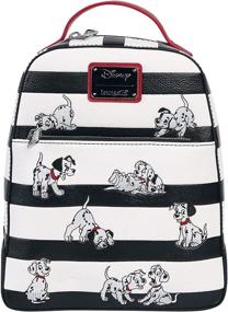 img 3 attached to 🐾 Loungefly Dalmatians Leather Backpack - Standard Size